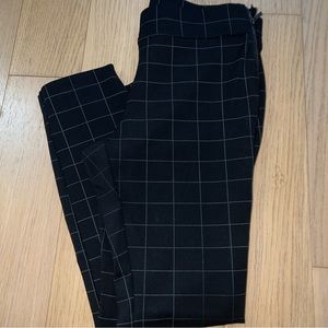 Ann Taylor Factory Black Grid Pants